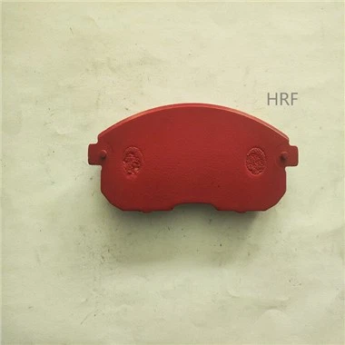 Padiau Brake Cotio Amddiffynnol Coch